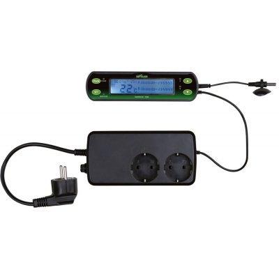 TRIXIE  - Thermostat digital &agrave; deux circuits pour terrarium Reptiland