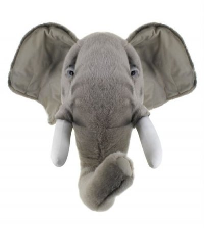WILD & SOFT Troph&eacute;e Peluche El&eacute;phant Bibib & Co