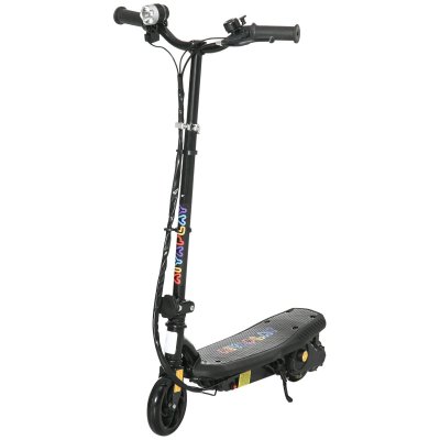HOMCOM Trottinette &eacute;lectrique 120 W pliable pour enfant 7-14 ans 12 Km/h max. autonomie 10 Km max. noir