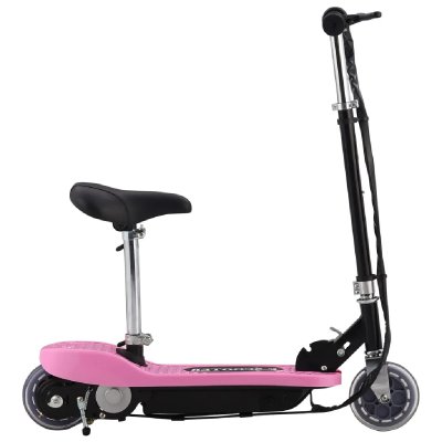 VIDAXL Trottinette &eacute;lectrique avec si&egrave;ge 120 W Rose