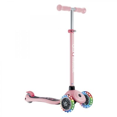 GLOBBER Trottinette primo lights rose pastel