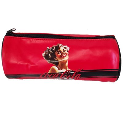 COCA COLA Trousse ronde vinyle Coca-Cola