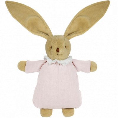 Trousselier - Lapin Nid d'Ange Doudou - Lin Rose Poudr&eacute; 20Cm