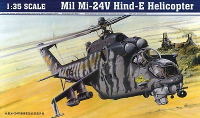 TRUMPETER  Mil MI-24V HIND-E- 1/35 - Maquette d'h&eacute;licopt&egrave;re