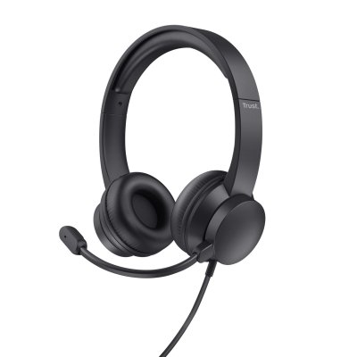 TRUST  Ayda Casque Avec fil Arceau Appels/Musique Noir
