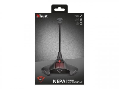 TRUST  Gaming GXT 239 Nepa Micro de Jeu pour PC - Noir
