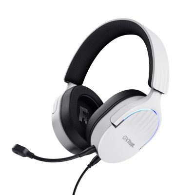 TRUST  GXT 490 FAYZO Casque Avec fil Arceau Moto USB Type-A Noir, Blanc