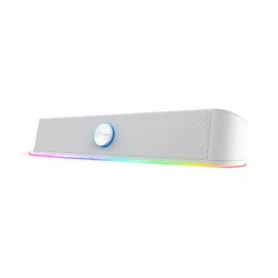TRUST  GXT 619W Thorne RGB Enceintes PC filaire 12 W blanc