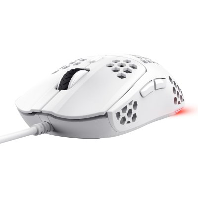 TRUST  GXT 928W Helox - Souris optique de jeu 6400 DPI et RVB (Blanc)