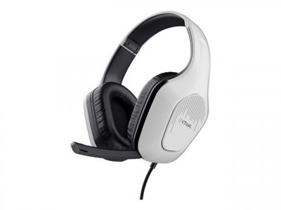 TRUST  GXT415W ZIROX Gaming Micro-casque supra-auriculaire filaire Stereo blanc