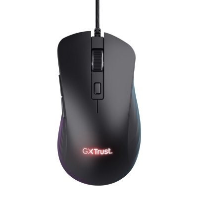 TRUST  GXT924 YBAR Plus Souris de jeu RVB 25 600 DPI Noir