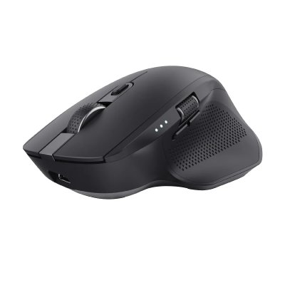 TRUST  OZAA+ MULTI-CONNECT Souris radio optique noir 6 Boutons 3200 dpi molette int&eacute;gr&eacute;e 
