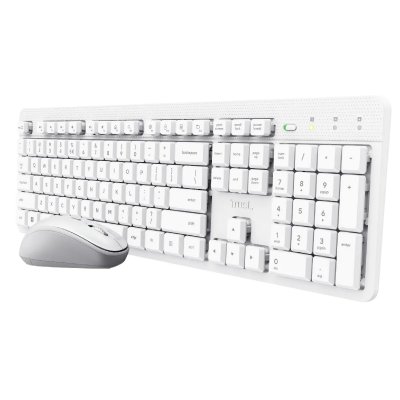 TRUST  Pack clavier souris sans fil - Blanc