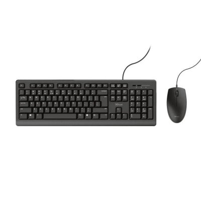 TRUST  Tkm-250 Mouse And Keyboard Noir Spanish QWERTY