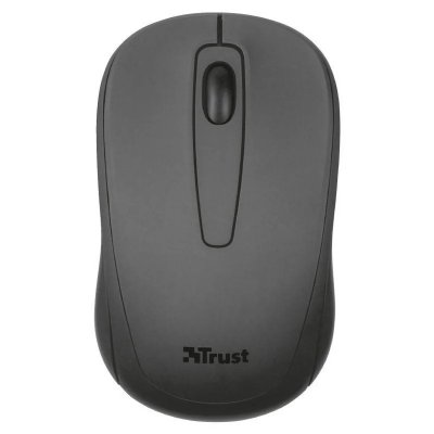 TRUST  Ziva Wireless Mouse USB 1200dpi - 3 Boutons - Utilisation Ambidextre - Noir