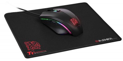 THERMALTAKE Tt eSPORTS TALON Elite RGB Combo - Souris - optique - 6 boutons - filaire - USB - noir 