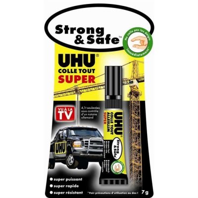 UHU Tube de colle de r&eacute;paration multi-mat&eacute;riaux -  - 7g