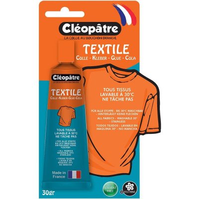 CLEOPATRE Tube De Colle Textile - 30G - Cl&eacute;op&acirc;tre