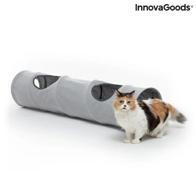 INNOVAGOODS Tunnel de Jeu Pliable pour Animaux de Compagnie Funnyl 