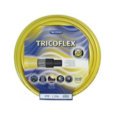 TRICOFLEX Tuyau d'arrosage jaune diam&egrave;tre 19mm longueur 25m -  - 116887