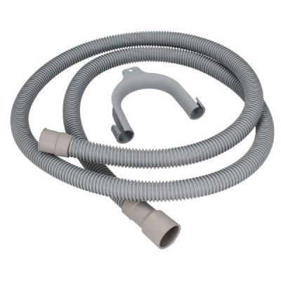 WPRO Tuyau de vidange 2 m pour lave linge Whirlpool 484000001134 pour Lave linge - nc