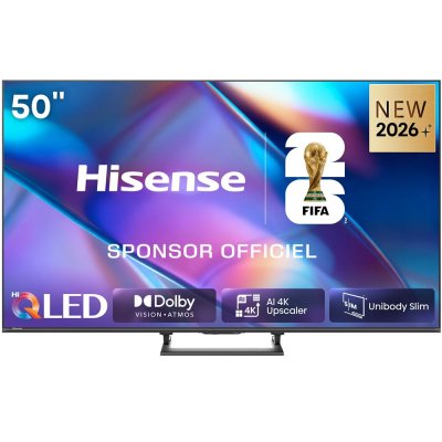 HISENSE TV  50A7S 50" (126 cm) Hi-QLED Smart TV, 4K, 60 Hz, 2026