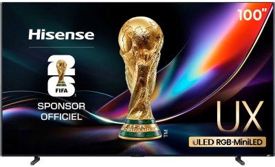 HISENSE TV  ULED RGB Mini-LED 4K 100UXQ 253 cm 2025