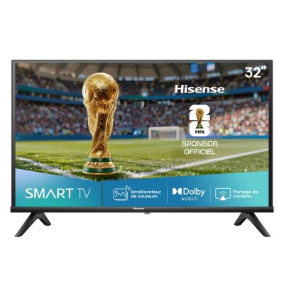 HISENSE TV LED 32 -  - HD Ready - Smart TV - Wi-Fi - Design &eacute;l&eacute;gant