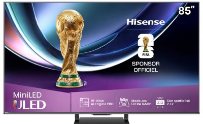 HISENSE TV Mini LED&nbsp;QLED  4K UHD 85U7Q PRO 215 cm 2025 