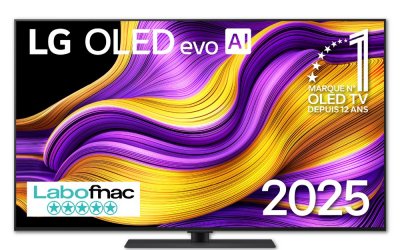 LG TV OLED Evo AI  OLED55G56LS.AEU 139 cm 4K UHD 2025 + pied inclus 