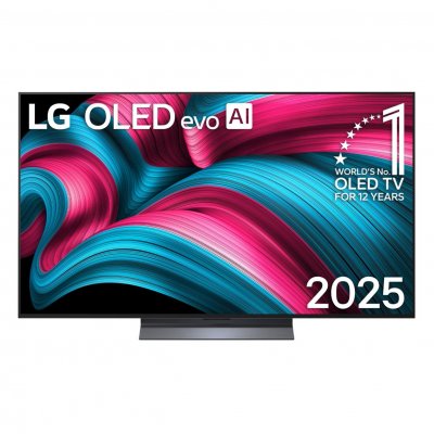LG TV OLED Evo AI  OLED65C54LA.AEU 164 cm 4K UHD 2025 Noir et Gris et booster de luminosit&eacute; 