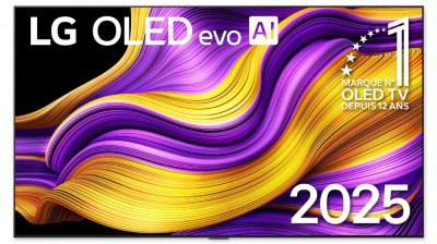 LG TV OLED Evo AI  OLED77G54LW.AEU 195 cm 4K UHD 2025 + support mural inclus 