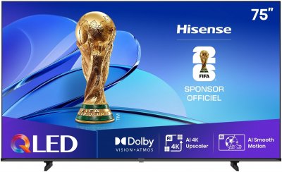 HISENSE TV QLED 75 (189 cm) 4K 75E7Q 