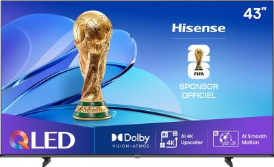HISENSE TV QLED  4K UHD 43E79Q 108 cm 2025 