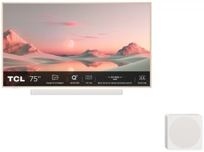 TCL TV QLED NXTVISION 75A300 PRO-75 pouces (189cm)