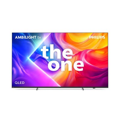 PHILIPS TV QLED  The One 75PUS9000 189 cm 4K UHD Ambilight 2025 Gris m&eacute;tal 