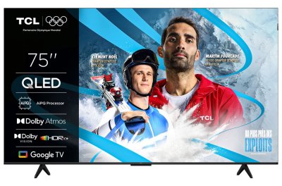 TCL TV QLED  75P79K 189 cm 4K UHD Aluminium bross&eacute; - Neuf