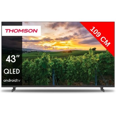 THOMSON TV QLED  43QA2S13 109 cm 4K UHD Android TV Noir