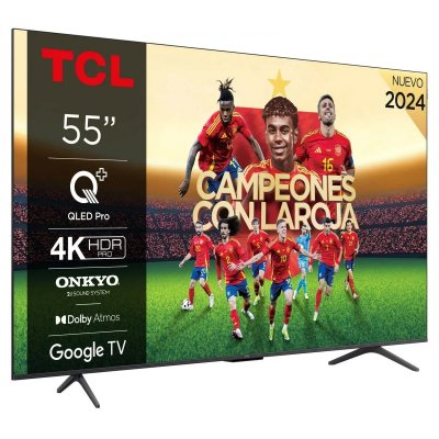 TCL CORPORATION TV TCL 4K QLED 55C61B avec Google TV et Game Master 3.0