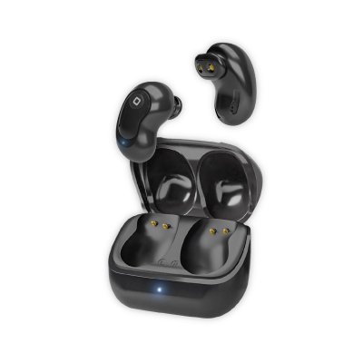 SBS Twin Noir Gem - &Eacute;couteurs semi intra-auriculaires TWS- 
