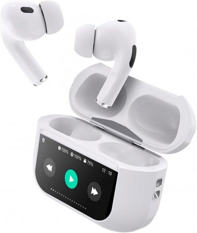 FORCE PLAY TWS Play Touch ANC Ecran Tactile Intra Blanc
