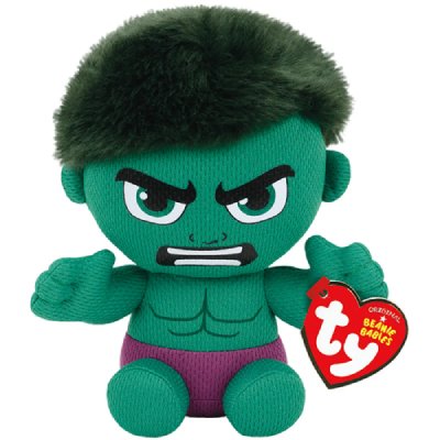 TY  41191 Reg Hulk-Marvel Bonnet Multicolore