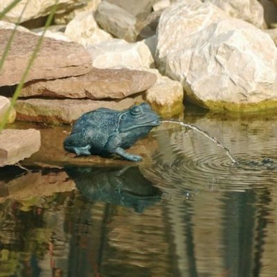 UBBINK  - Cracheur de bassin en forme de grenouille 12 cm 1386008 n/a