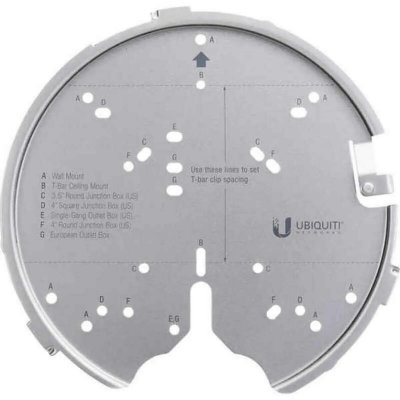 UBIQUITI  U-pro-mp Wall Mount Kit For Wireless Access Point Argent&eacute;