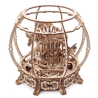UGEARS  Mechanical Aquarium Wooden Mechanical Model Dor&eacute;