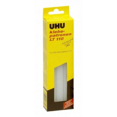 UHU  Recharge de colle Low Melt, 200 g, transparent - Lot de 2