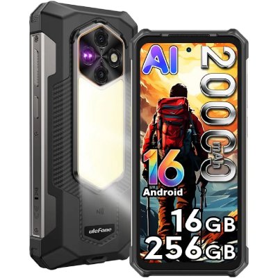 ULEFONE  Rugking 5 Pro Android 16 Smartphone Portable Incassable 256Go 22000mAh