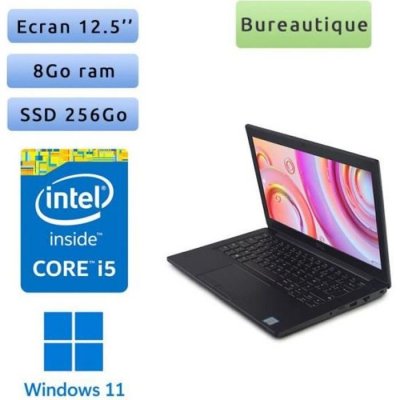 DELL Ultrabook -  Latitude 7290 - 16Go - SSD 256Go - W11