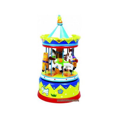 ULYSSE  - 1098 - Jouet Premier Age - Carrousel Jaune