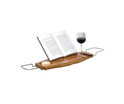 UMBRA  Aquala - Pont de baignoire extensible en bambou, Naturel